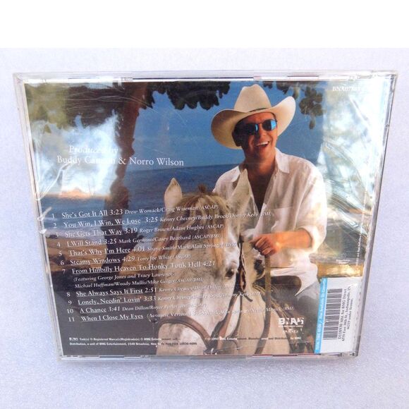 Kenny Chesney I Will Stand CD 1997 BNA Records Country NEW & PARTIALLY SEALED - Picture 3 of 4